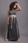 Linen Tunic Dress NERO