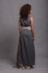Back view of the Wrap Belt MARU, showing the elegant wrap-around style