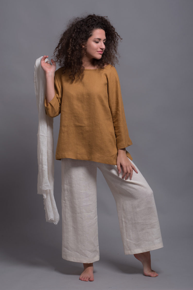 loose linen top SOVA