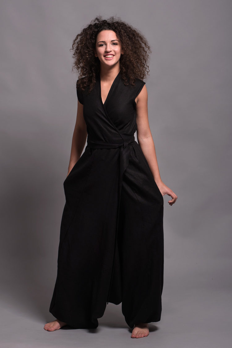 Linen Harem Jumpsuit TALISE