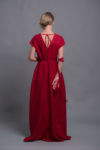 Red Linen Maxi Dress EVA