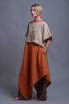 Asymmetric Linen Tunic Dress YUCCA