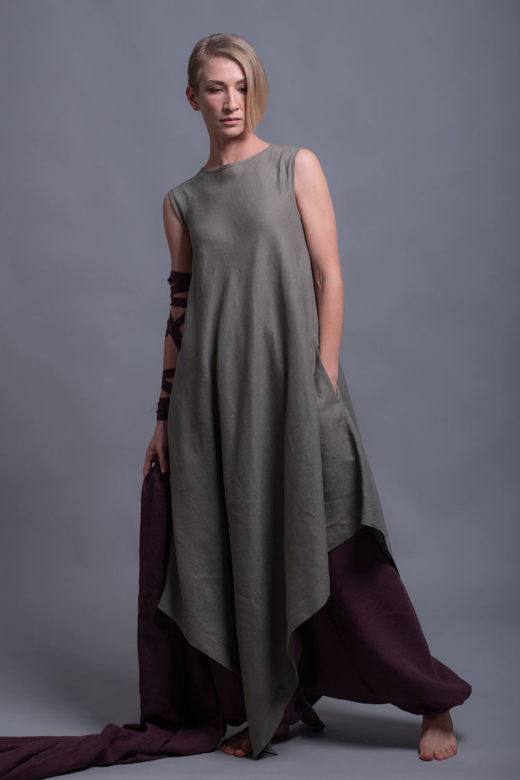 Linen Shawl Wrap, Custom-made Linen Clothes | Shantima