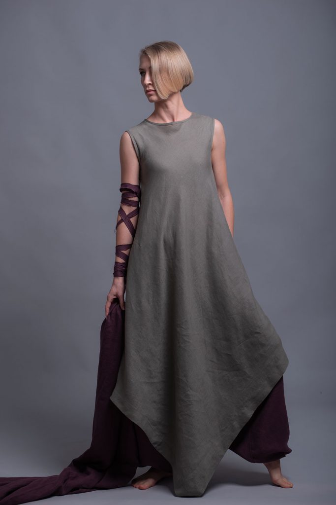 Linen Shawl Wrap, Custom-made Linen Clothes | Shantima