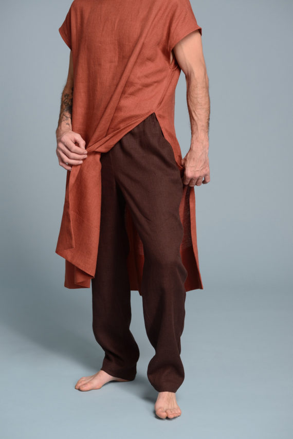 men's flax linen pants YOSH