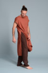 Casual men’s tunic shirt made from 100% linen