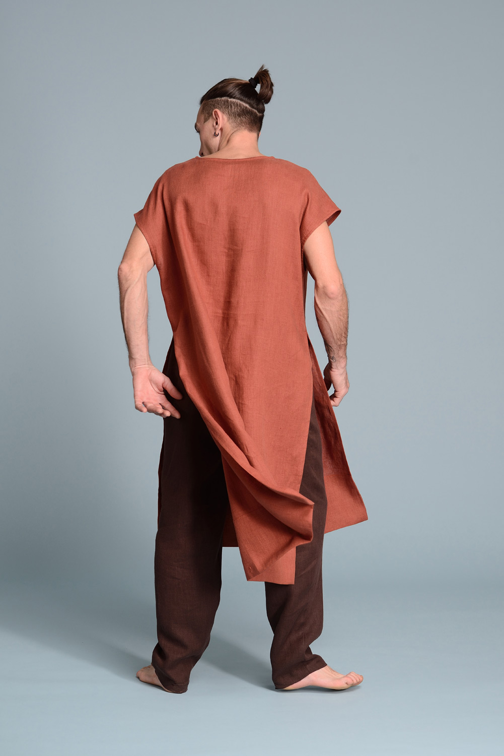Linen Men's Tunic | Linen clothes for Men | Shantima