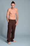 Soft medium-weight linen pants for men, perfect for summer wear
