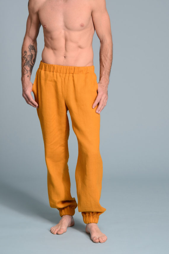 Men’s Natural Linen Pants – TEO