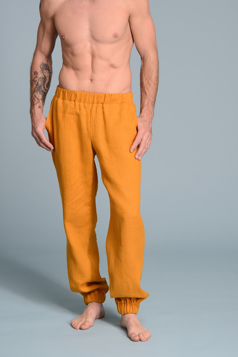 Men's Linen Pants | Flax Linen Clothes for Men | Shantima
