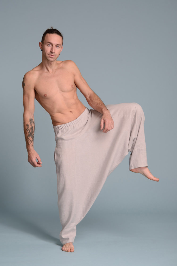 Linen harem pants for men HODU