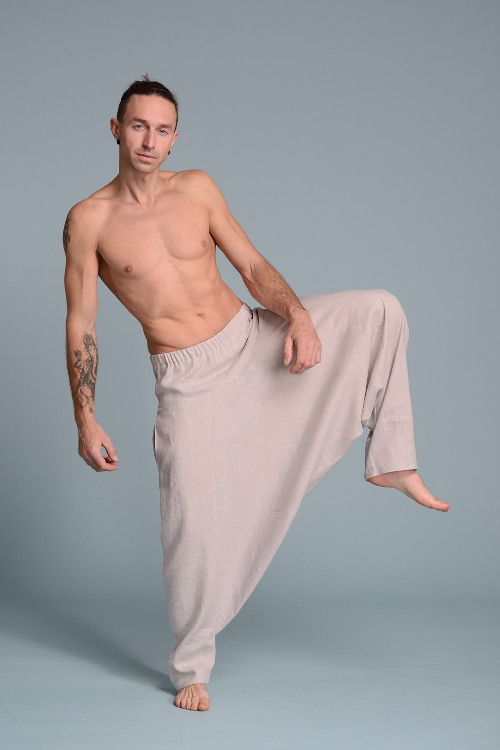 Aladdin Harem Pants HODU, Men's Flax Linen clothes