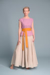 "Natural medium-weight linen blouse with a classic and timeless design."
