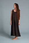 Black Linen Gown