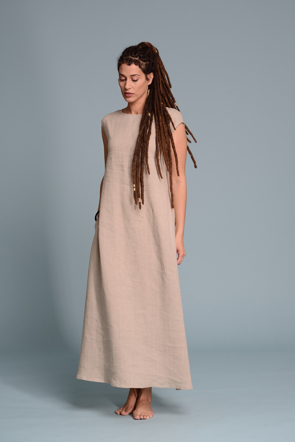 flax linen dress