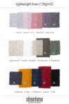 Lightweight Natural Linen Available colors by Shantima