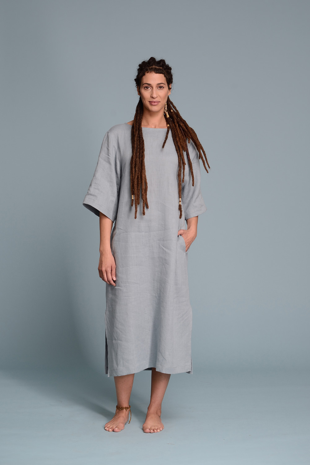 Womens Linen Maxi Dress, Loose Fitting Dresses, Retro Dresses, Summer Long  Dress, Kaftan Dresses - Etsy