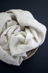 Sun protection scarf for ladies made from lightweight gauze linen, perfect for warm weather.