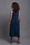 Model gracefully moving in the ALICE dress, demonstrating the flow of the A-line silhouette