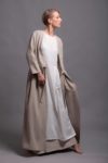 Women's Natural Flax Linen Jacket Outfit