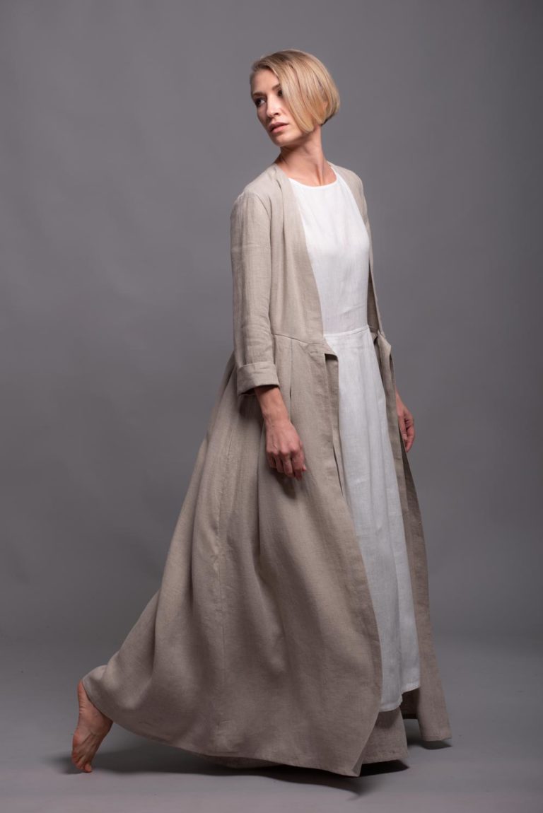 OpenWeave Linen Shawl Wrap Shantima