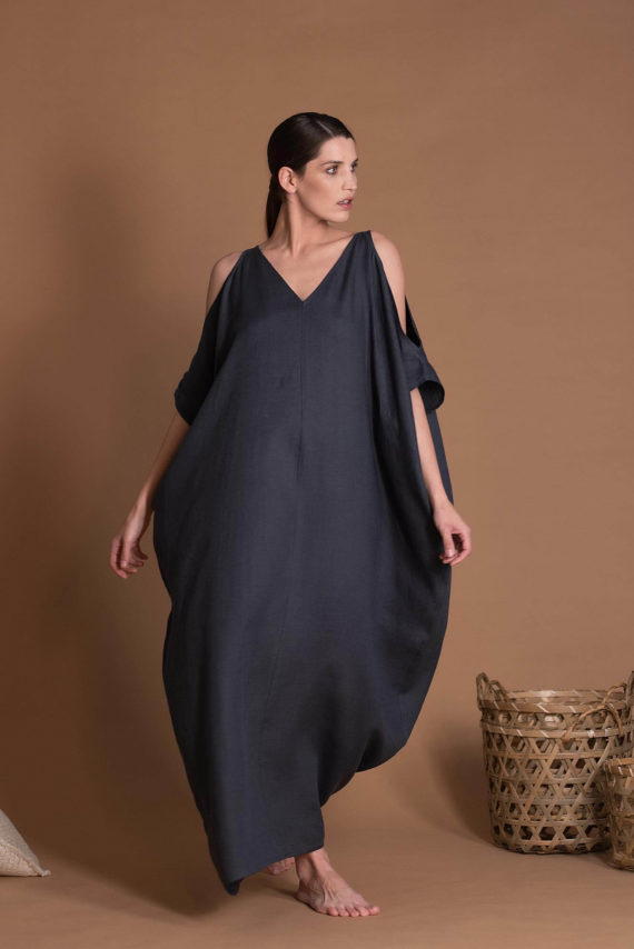 D046_Oversized_Flax_Kaftan_Dress