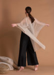 Knitted Linen Cover Up With Wide Sleeves For Women