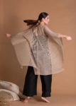 Knitted Linen Bolero With Wide Sleeves For Women