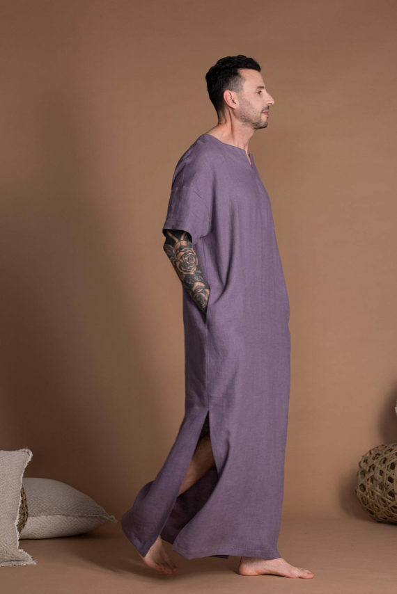 T003_KAFTAN_Loose_Unisex_Linen_Kaftan_Dress