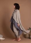 Long Softened Coarse Linen Scarf