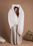 Long Gauze Sun Protection Linen Scarf