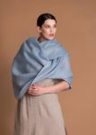 Unisex Gauze Linen Loop Wrap Scarf