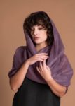 Gauze Unisex Flax Tube Wrap Scarf