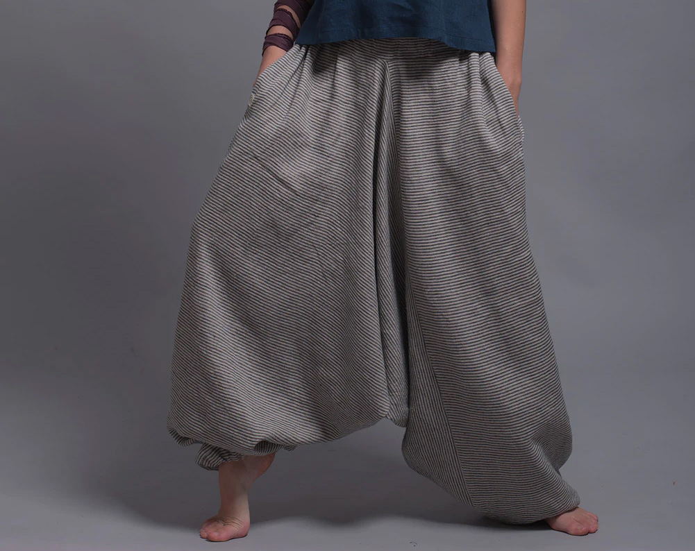 What body type are harem pants suitable for?