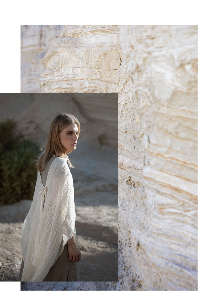 Desert Hues: Gender-Neutral Linen Clothing