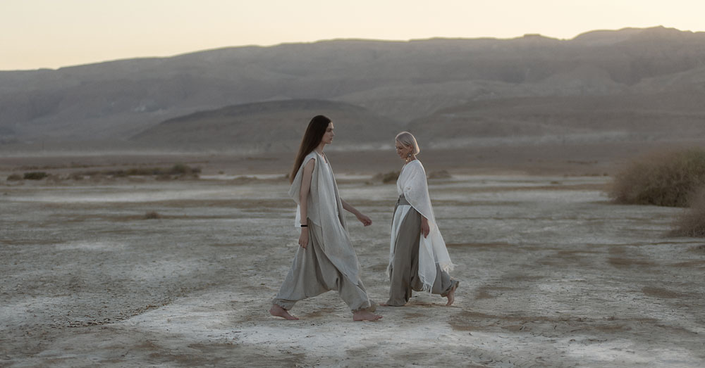 Desert Hues: Gender-Neutral Linen Clothing